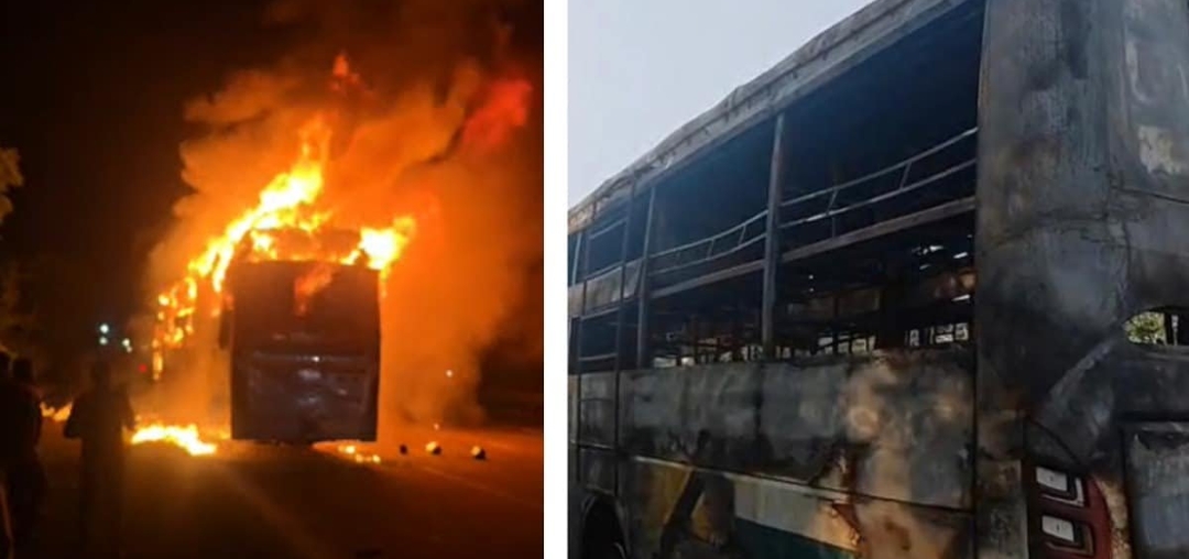  'बदबू आ रही थी, लेकिन ड्राइवर ने नहीं रोकी बस', यात्री ने बताया एक्सप्रेसवे पर 'बर्निंग बस' का खौफनाक मंजर