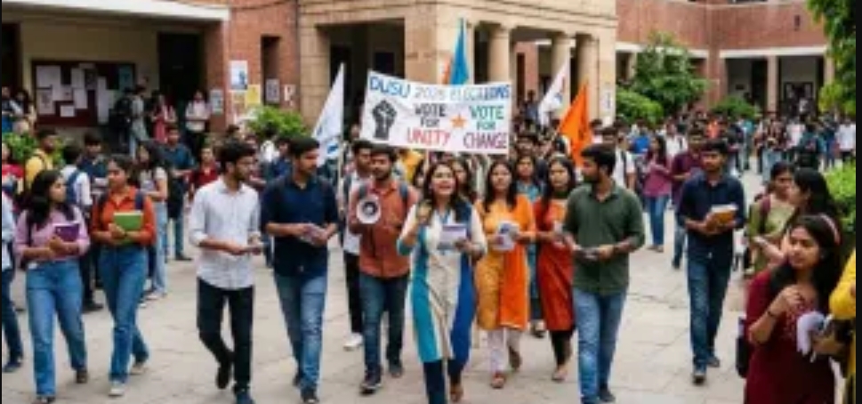 डूसू चुनाव 2026 और आर्टिफिशियल इंटेलिजेंस: छात्र राजनीति में हाई-टेक प्रचार का दौर