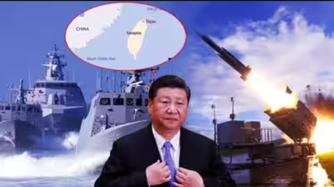 Solar farm during sunset
