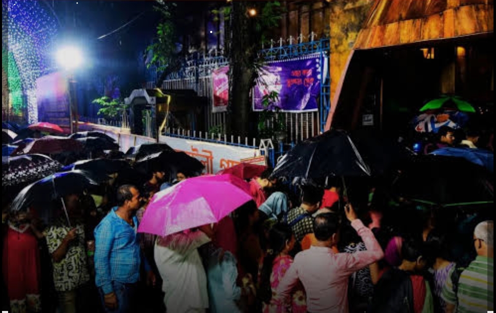 Solar farm during sunset