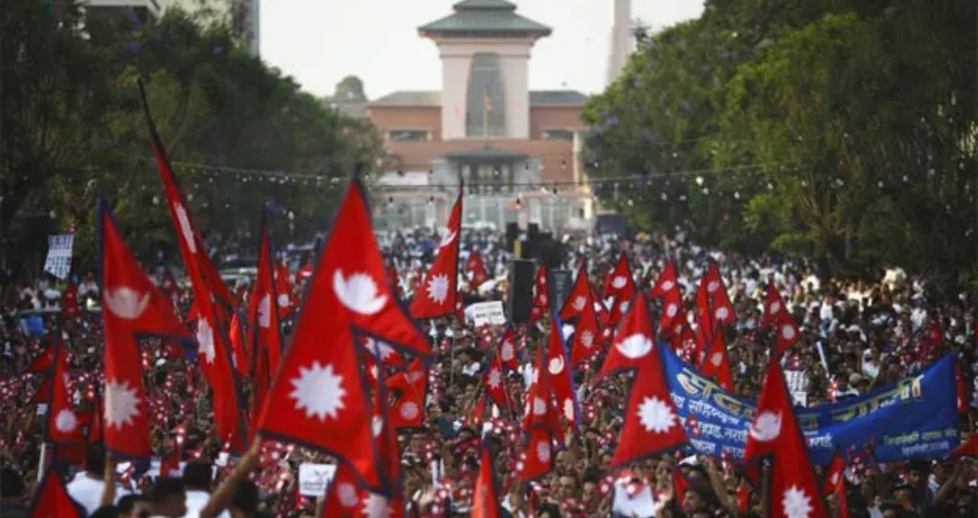 Solar farm during sunset
